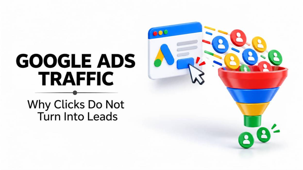 Google Ads Traffic but No Leads: Find Where the Funnel Breaks