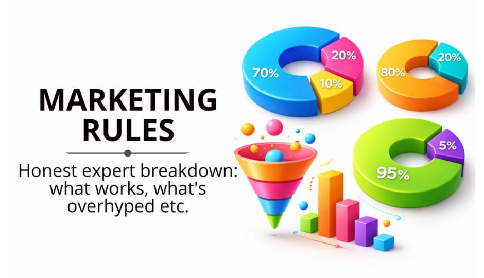 Marketing Rules Explained: 70/20/10, 80/20, 95-5 and Others - What Actually Works