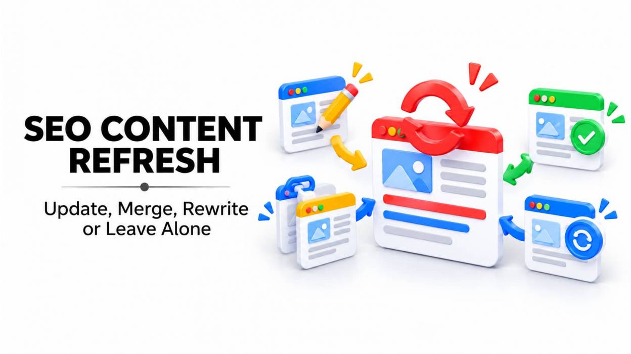 SEO Content Refresh: Update, Merge, Rewrite or Leave Alone